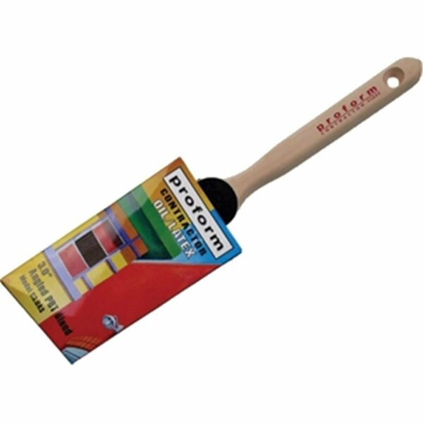 Cool Kitchen C3.0AS 3 in. Contractor Angled Cut PBT Brush With Standard Handle CO3562186